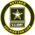 army-retired logo army-retired logo